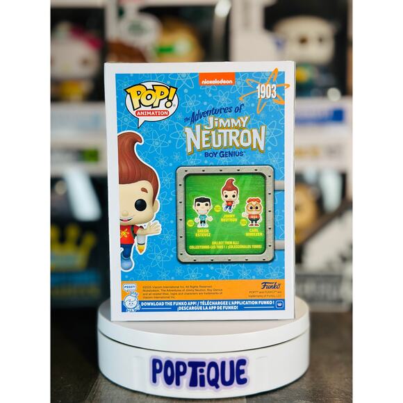 The Adventures of Jimmy Neutron Boy Genius Jimmy Neutron Funko Pop! #190 - Picture 3 of 6
